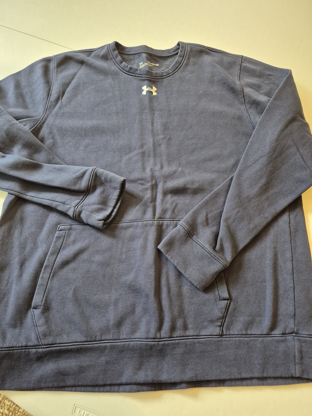Under Armour Men's Navy Crewneck Sweatshirt